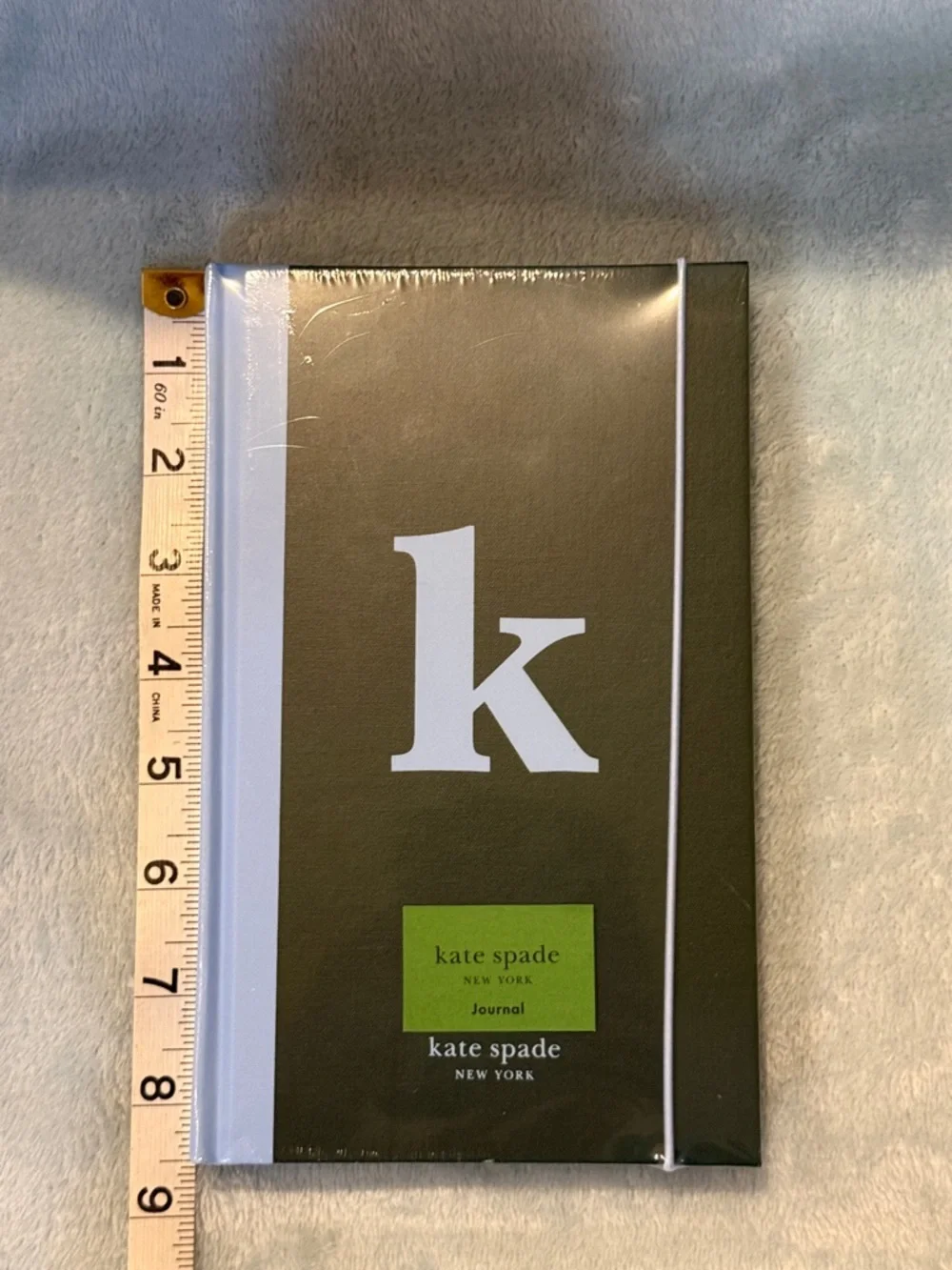 kate spade Hardcover Journal with Light Blue K and Spine